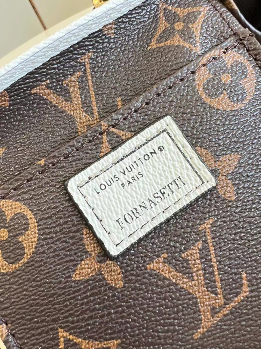TOP Louis Vuitton LV Sac Plat Bag 14x17x5cm- White Houses Printed