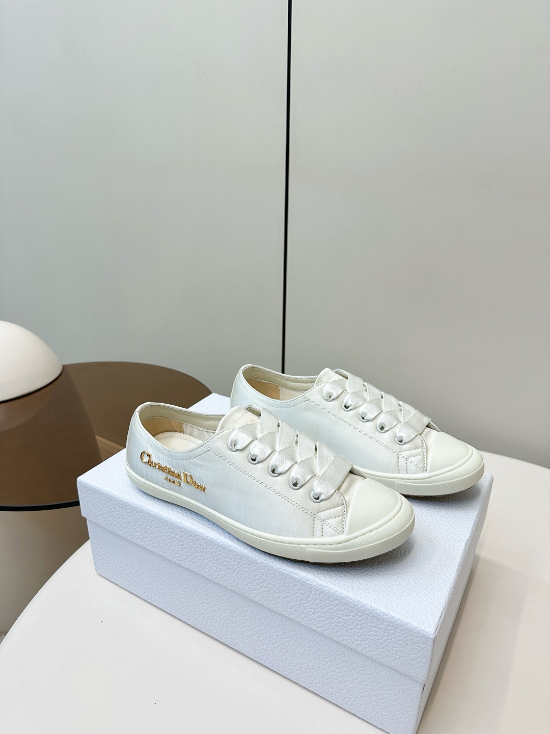 TOP Christian Dior Silk/Sheep Tendon Fabric Low Sneakers - 5 Colors