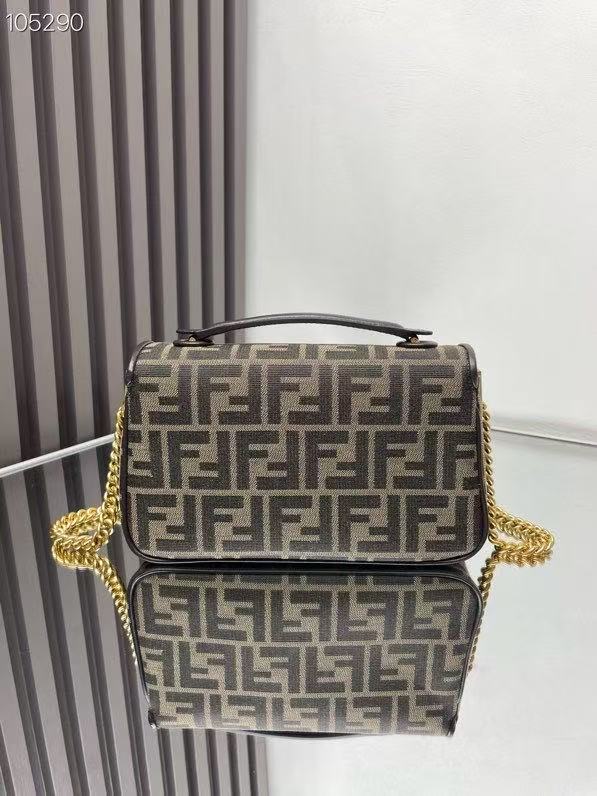 TOP FENDI Iconic Baguette Bag 24x14x7cm - Brown