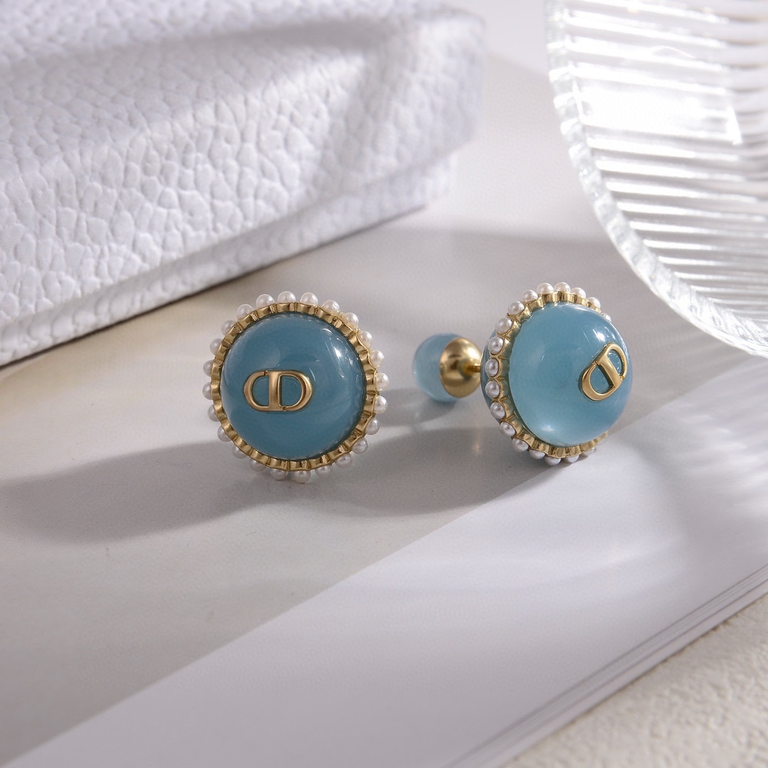 TOP Christian Dior Earrings-4 Colors