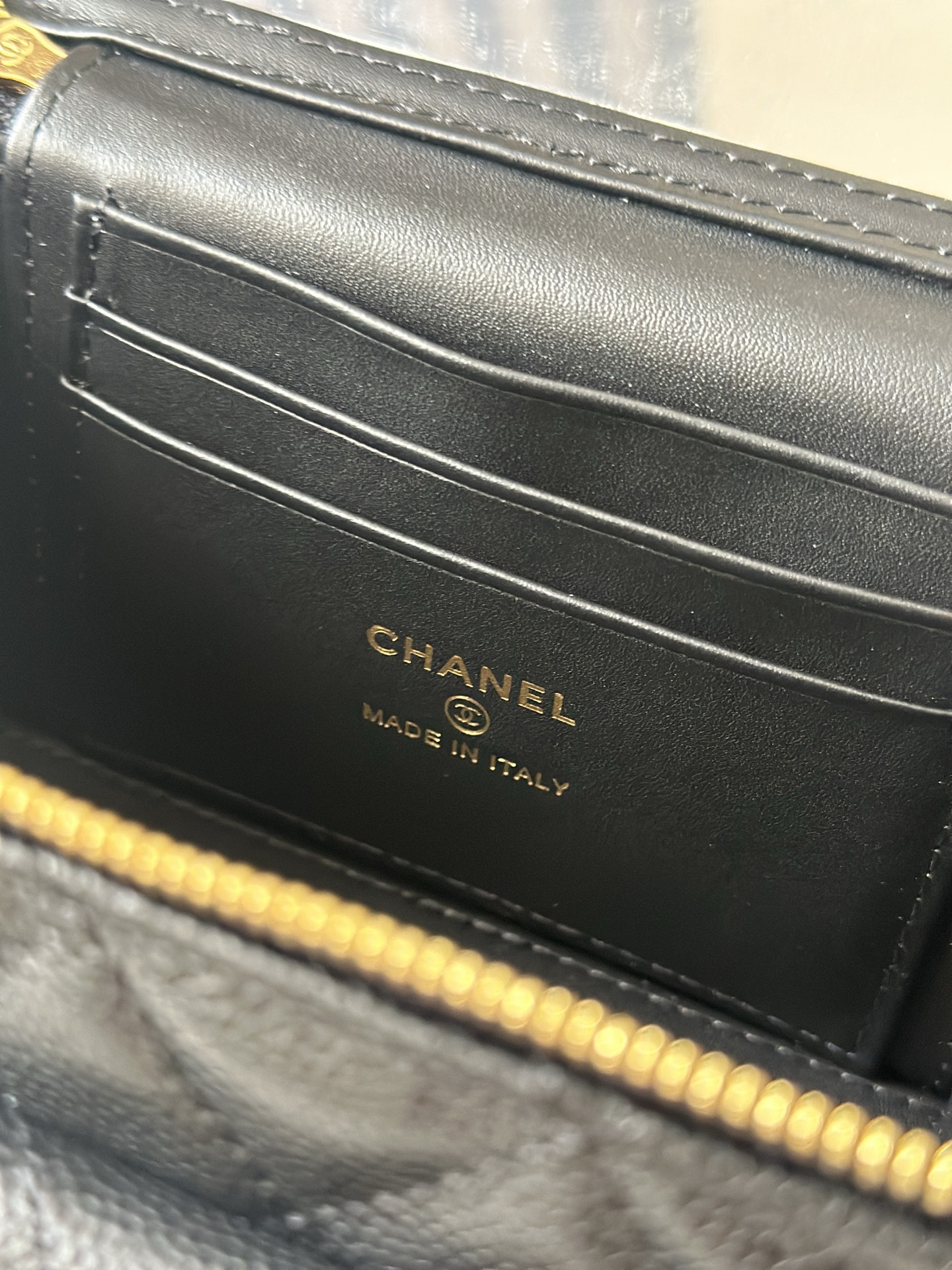 TOP CHANEL Vanity Case Bag 17cm - Black