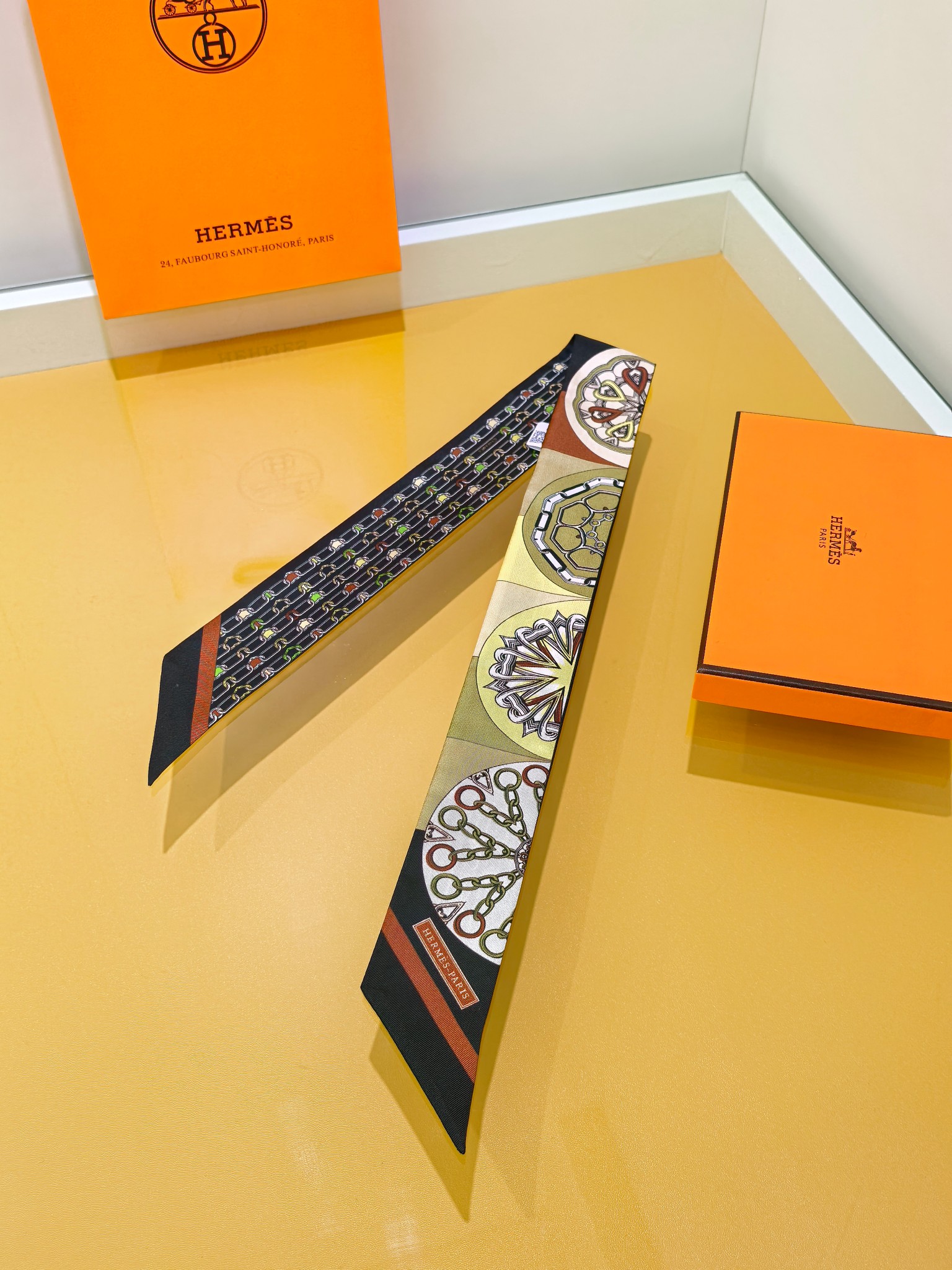 TOP HERMES Cavalcades Twilly Scarf 5x86cm - 4 Color