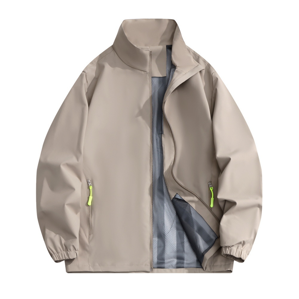 Mens Bomber Jacket Lightweight Casual Spring Fall Windbreaker Zip Up Coat with Pocket
