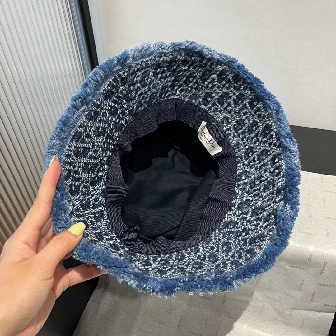 TOP Christian Denim Hat  - Blue