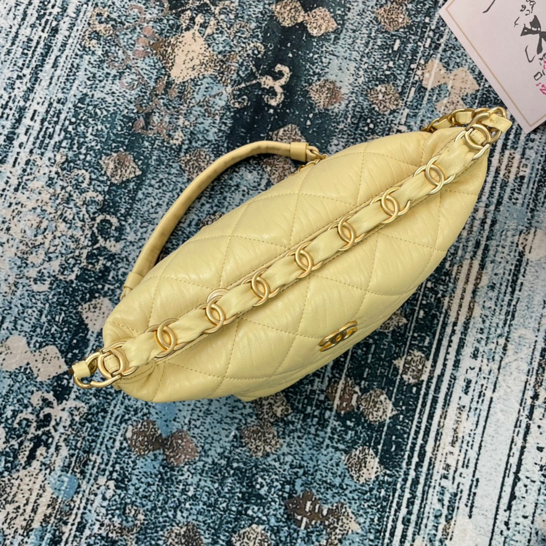 TOP CHANEL Hobo Bag Small - Yellow