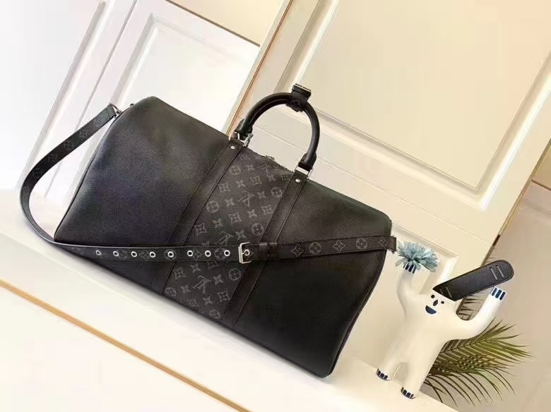 TOP Louis Vuitton LV Men's  Keepall Bandoulière 50 Bag 50cm - 2 Colors