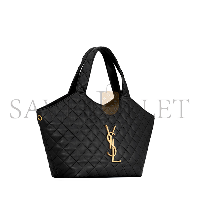 YSL ICARE MEDIUM IN QUILTED NAPPA 858191AAANG1000 (31*28*15cm)