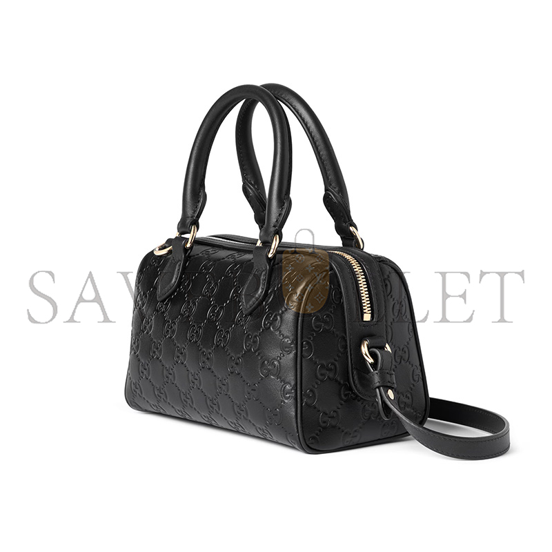 GUCCI GG EMBLEM SMALL BOSTON BAG 848889 (20.5*14*11.5cm)