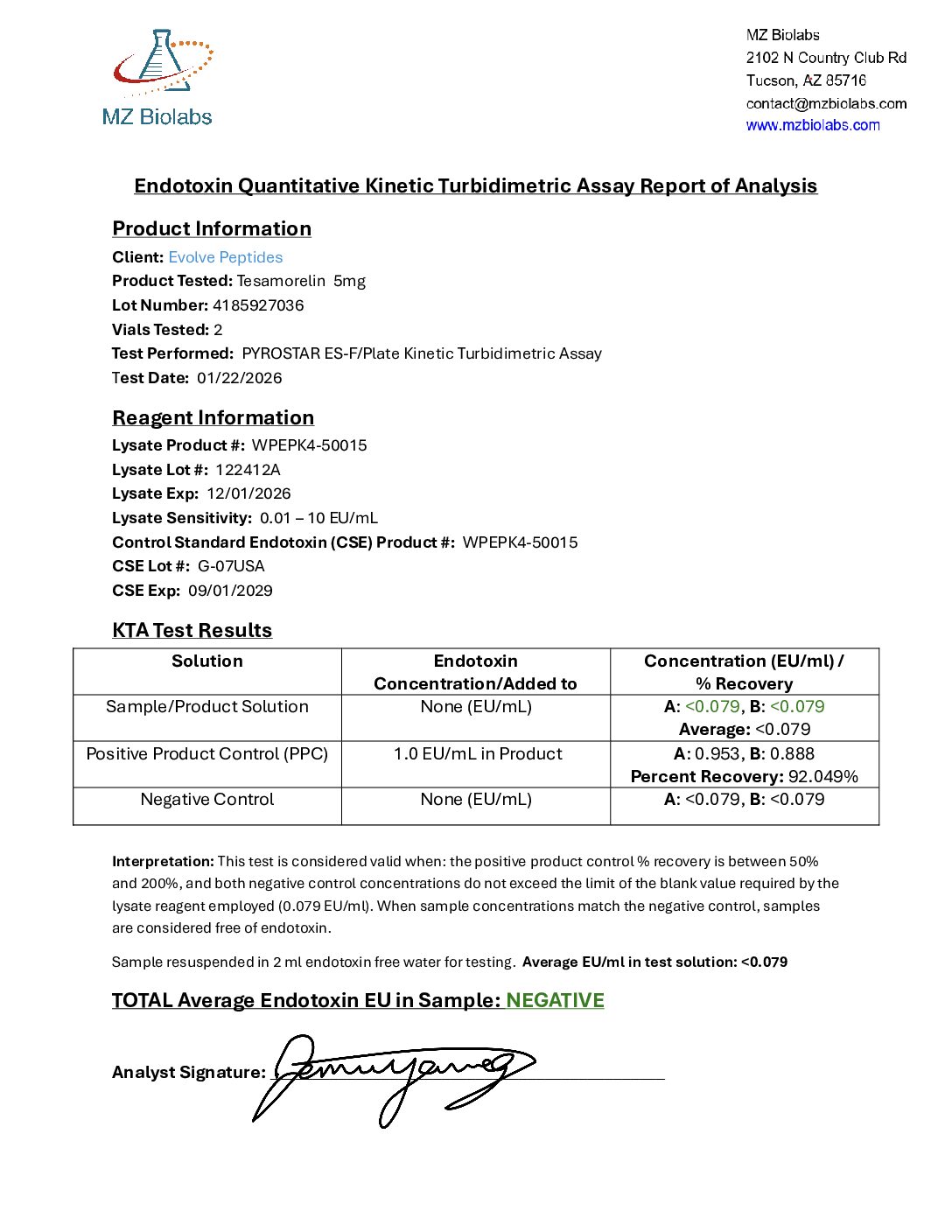 Tesamorelin 10mg*10vials