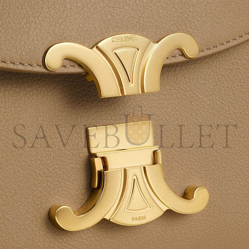 CELINE TEEN NINO BAG IN SUPPLE GRAINED CALFSKIN 118113FXK.18AE (20.5*13*8cm)