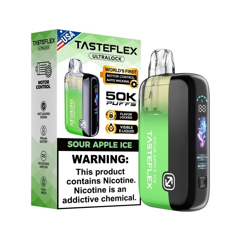 Tasteflex Ultralock 50K Disposable Vape (5%, 50000 Puffs)