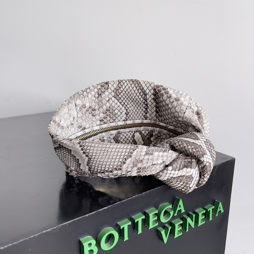 TOP Bottega Veneta BV Jodie Bag Python Leather Bag 23 cm