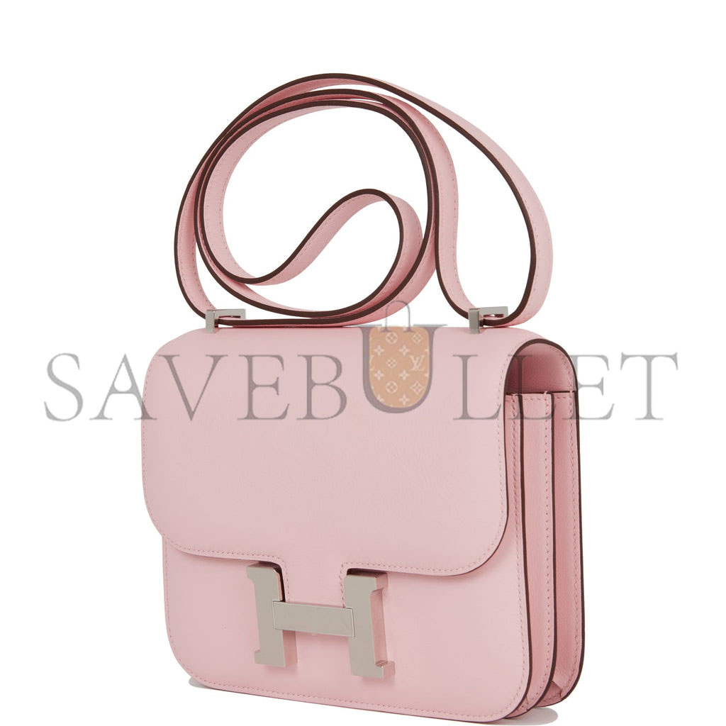 HERMES CONSTANCE 18 SWIFT PALLADIUM HARDWARE (18*15*4cm)