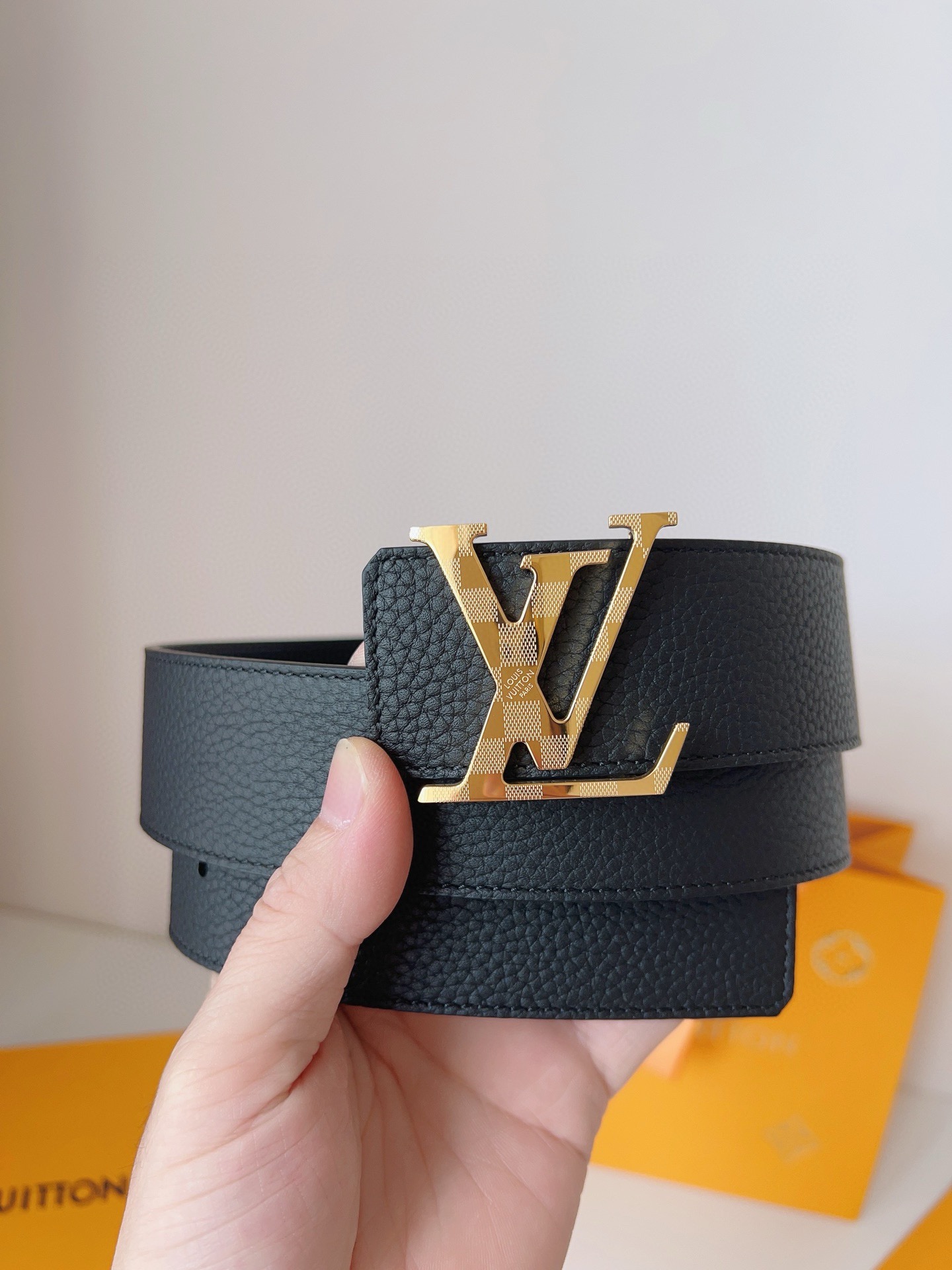 TOP Louis Vuitton LV Damier Reversible Belt - 4.0CM