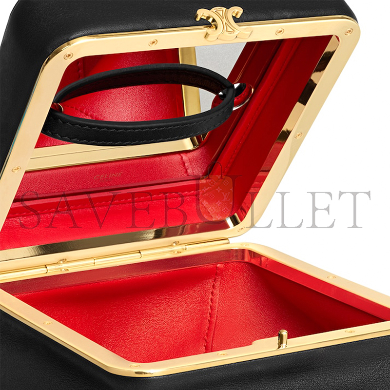 CELINE CUBE IN SUPPLE CALFSKIN 124232J75.38NO (12.5*12.5*12.5cm)