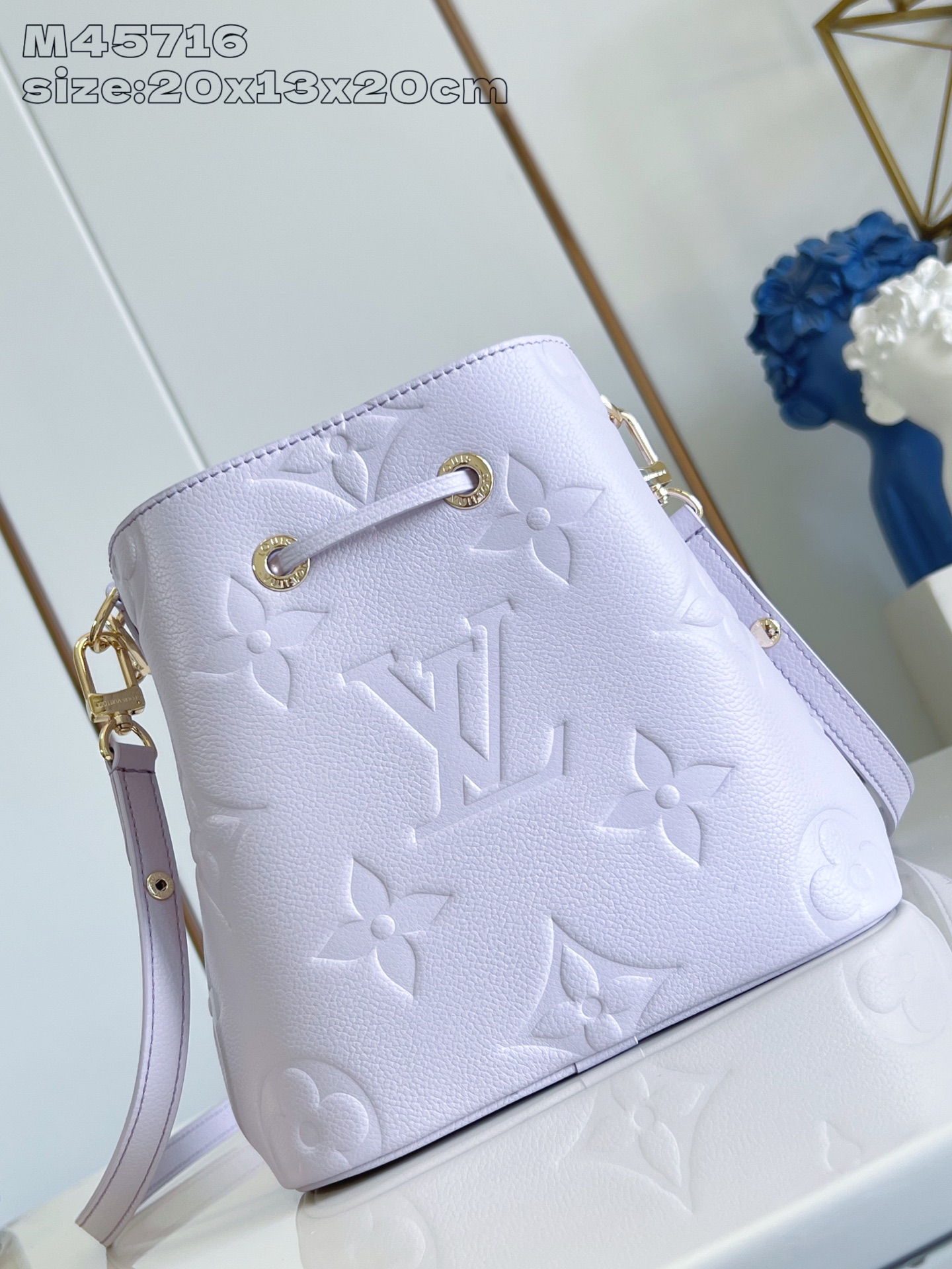 TOP Louis Vuitton LV NeoNoé BB Bag 20 x 20 x 13 CM- Light Purple