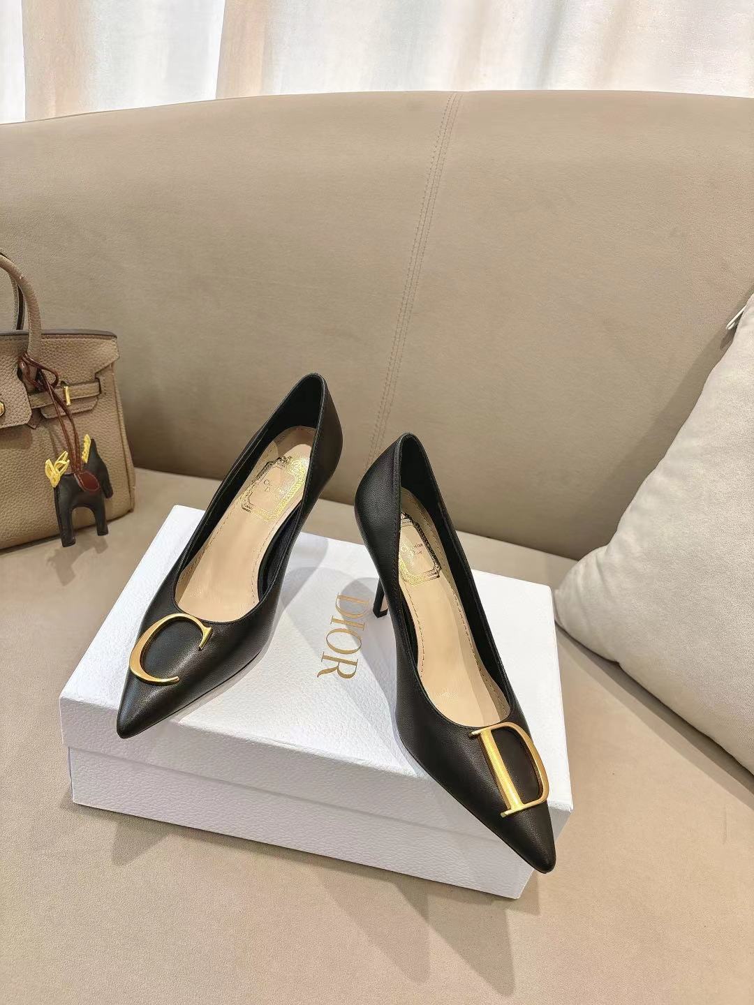 TOP Christian Dior 7.5cm High Heels Pumps - 3 Color
