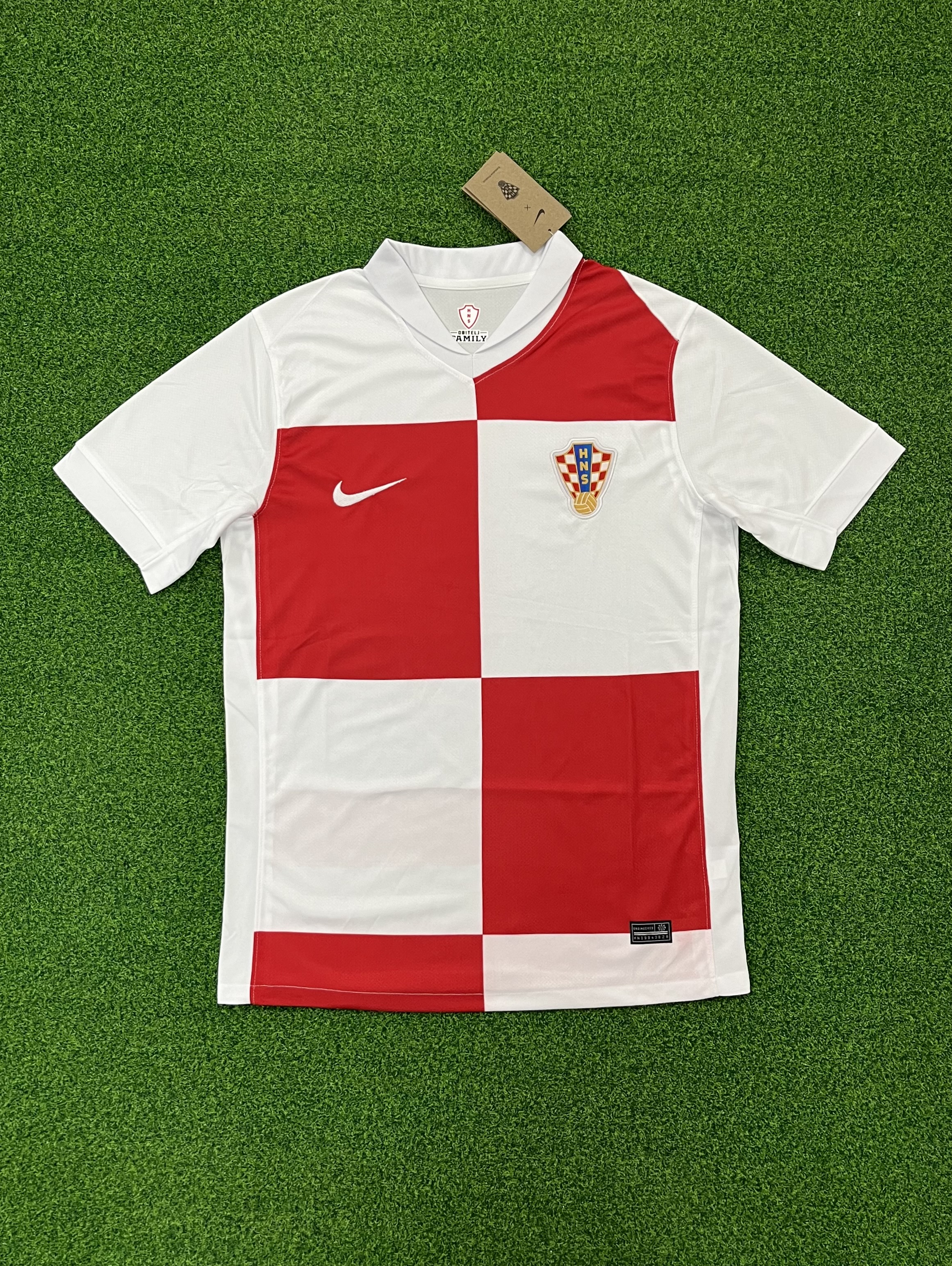 2425 Croatia home  jersey...Player embroidery version