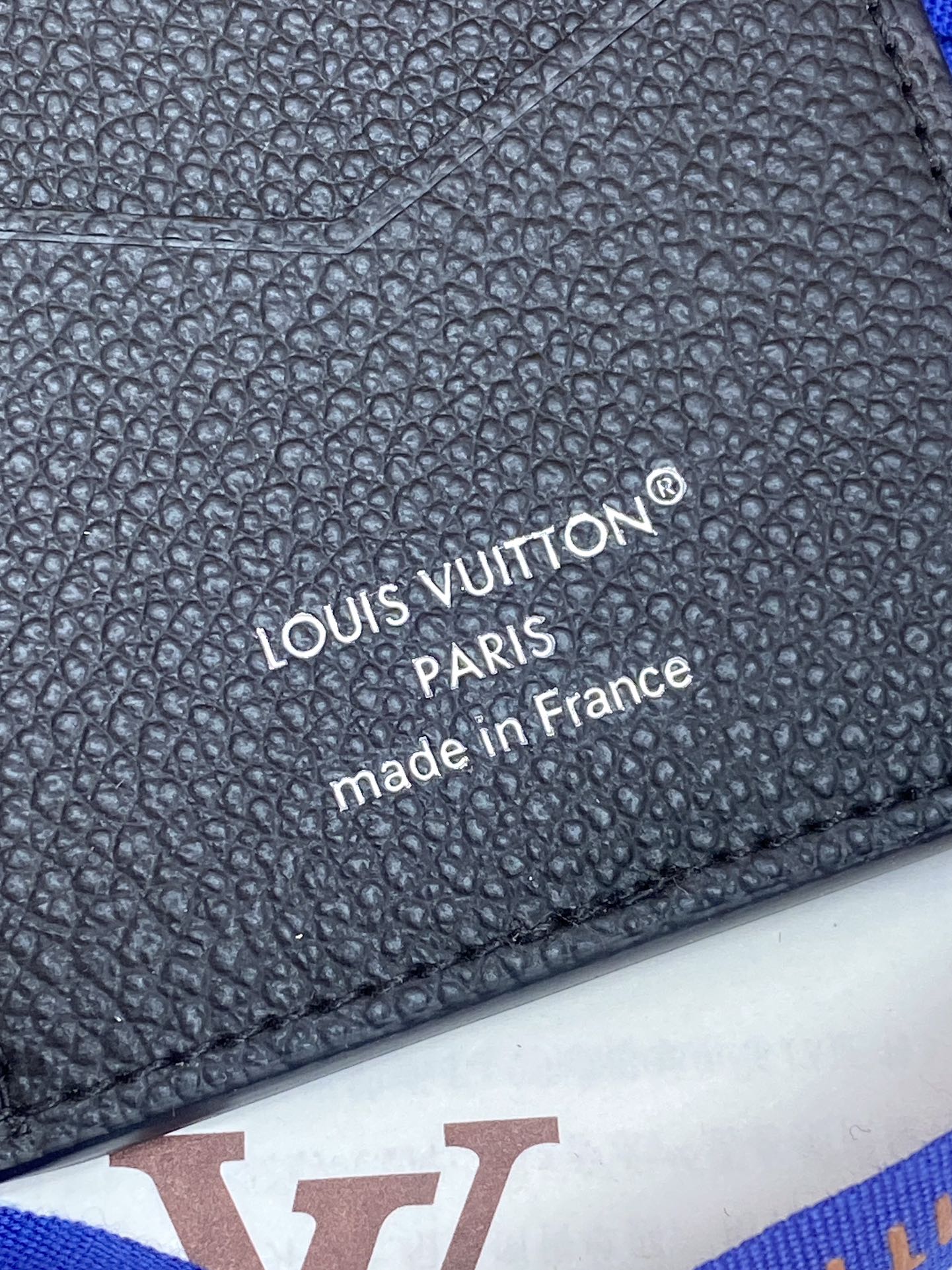 TOP Louis Vuitton LV Damier Graphite Printed Card Holder Damoflage Canvas 8x11x1cm - Black