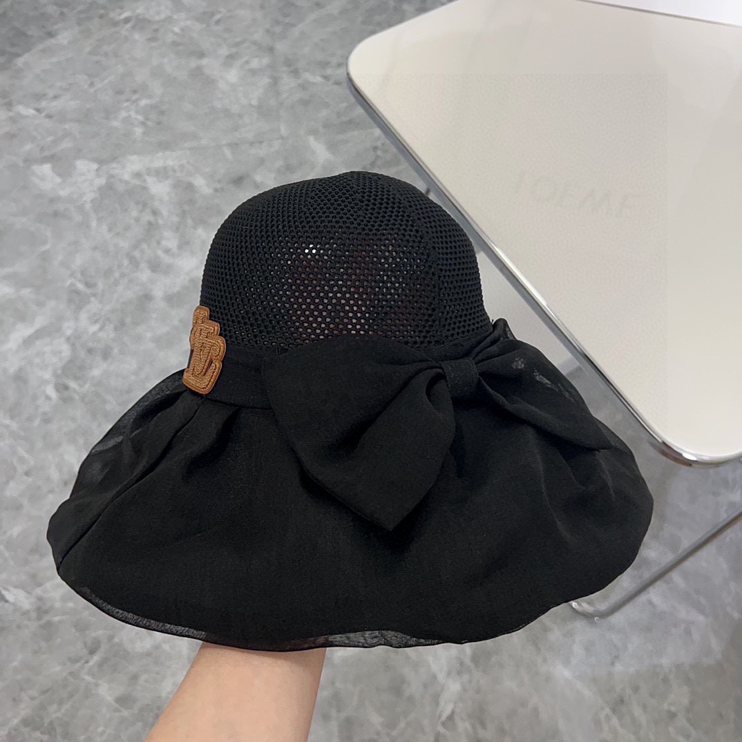 TOP Louis Vuitton LV Hollow Folding Bucket Hat - 4 Color