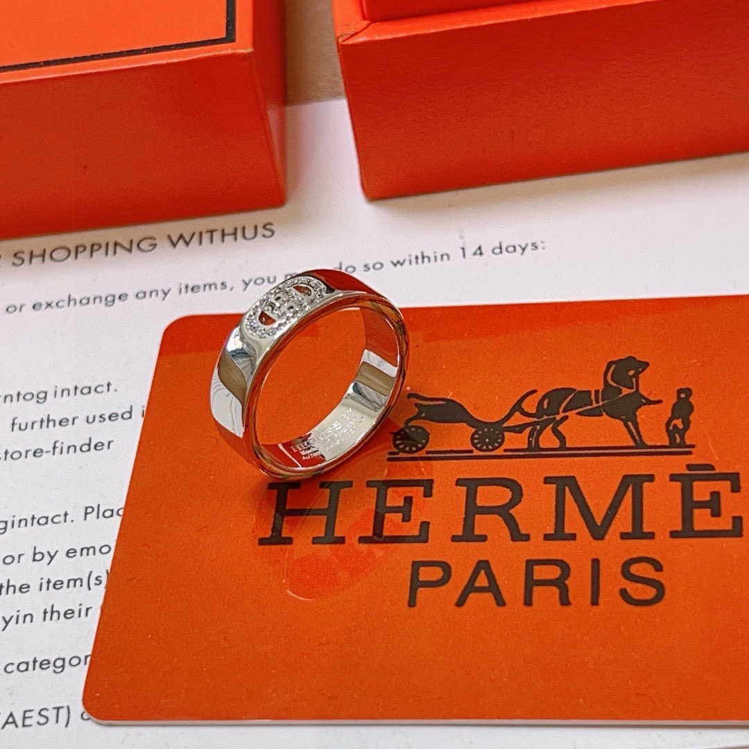 TOP HERMES Rings - Sliver