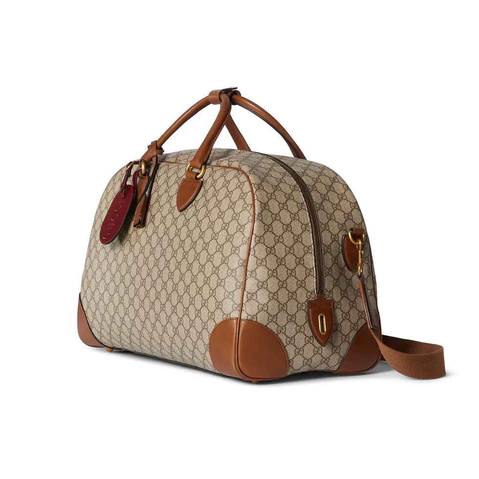 TOP GUCCI GG Emblem Handbag 47*31*25cm - Brown