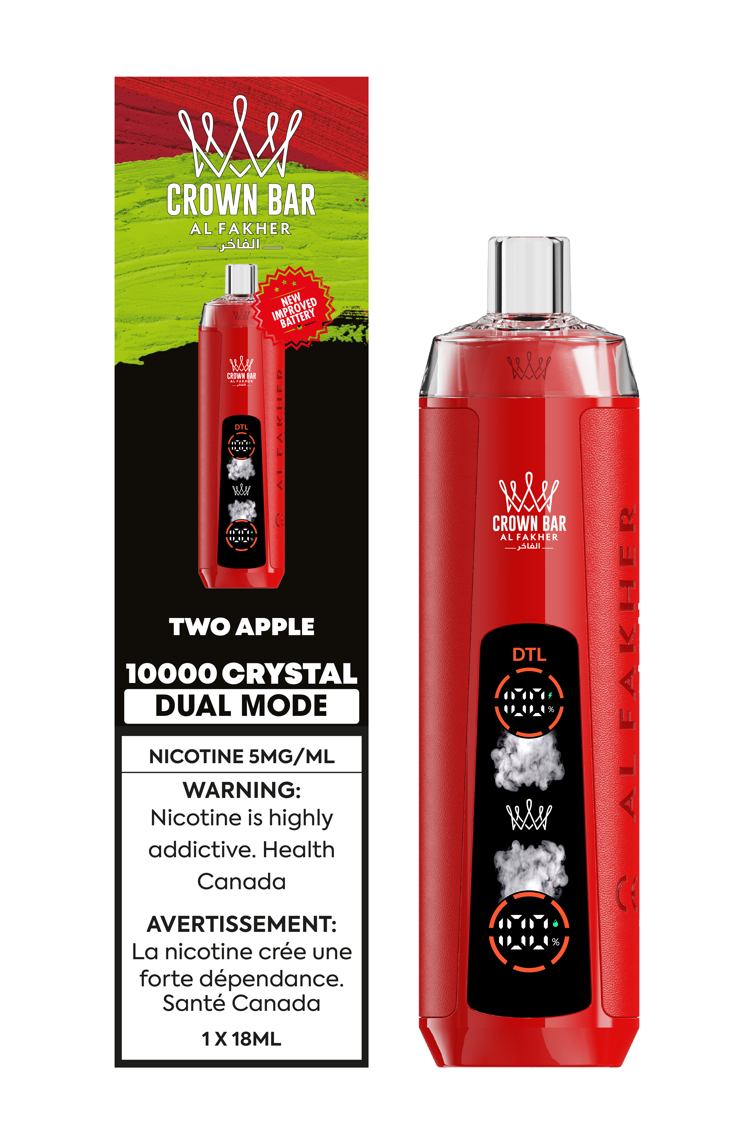 AL FAKHER 10000 CRYSTAL DUAL MODE