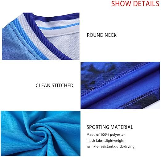 Customize Jersey with Name and Number Mens Team Uniforms Shirt for Esport Game Soccer Volleyball