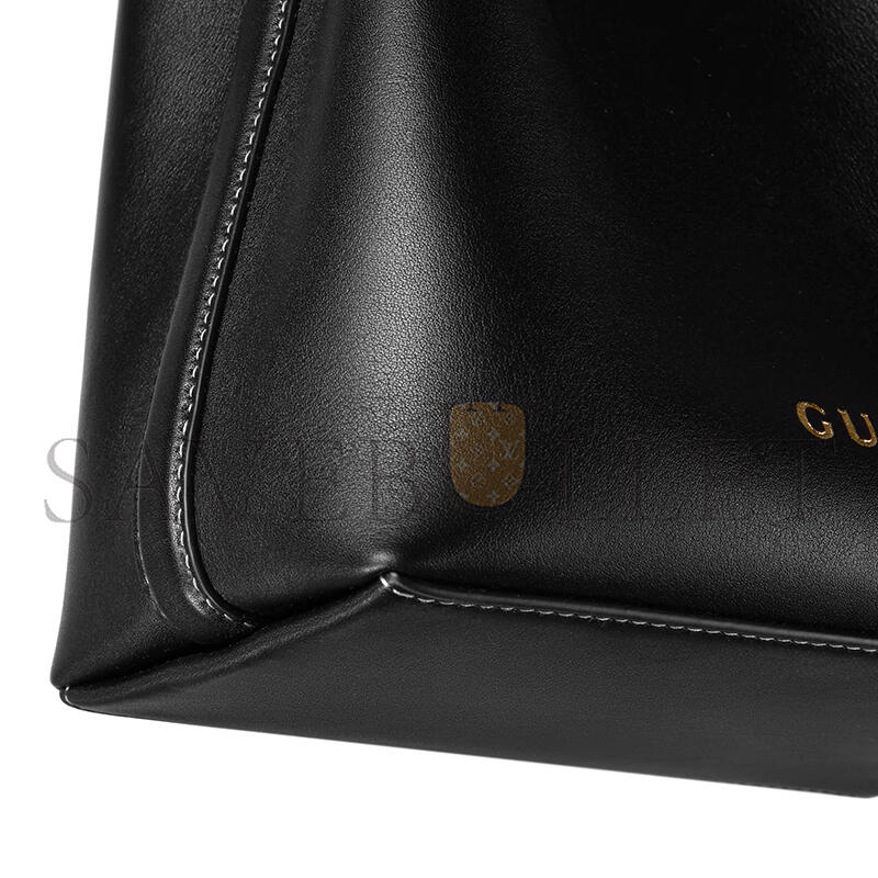 GUCCI GG EMBLEM MINI BUCKET BAG 815118 (19*18*11cm)