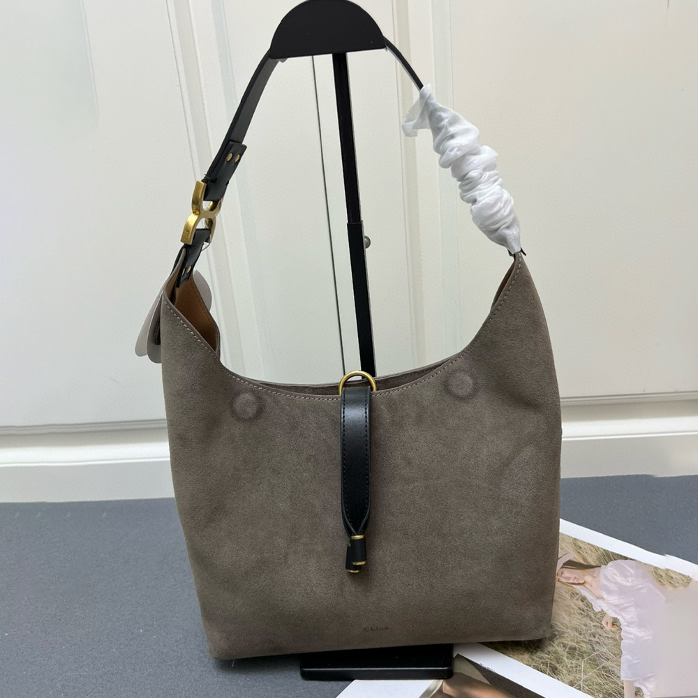 Chloe Marcie Suede Leather Bag  (Replica)