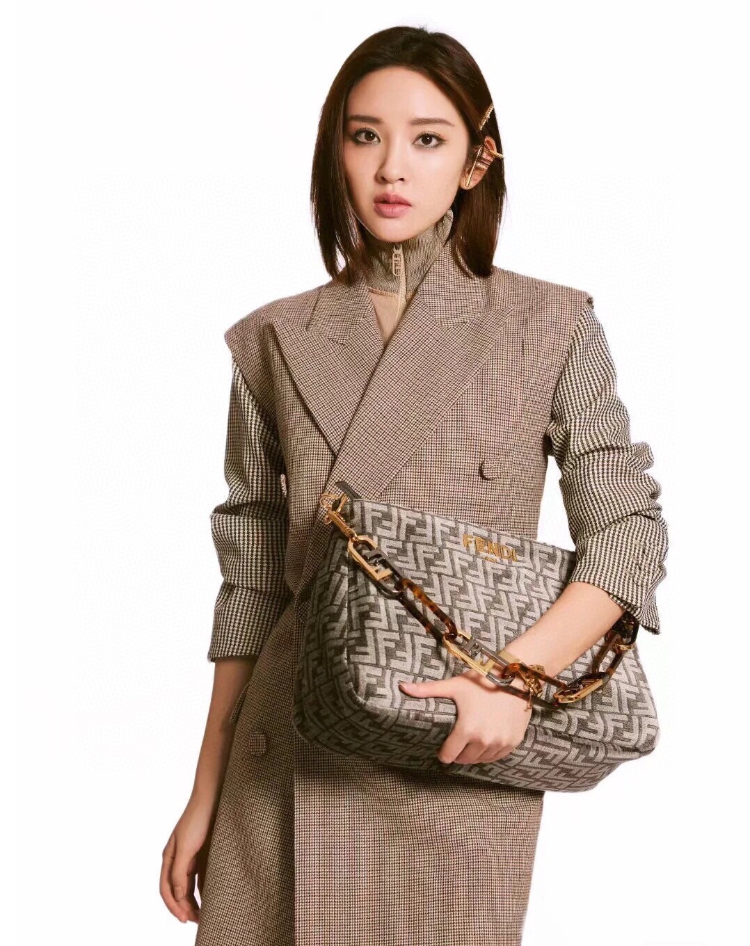 TOP FENDI Large Fendi O'Lock Swing 36X23.5X14cm - 2 Colors