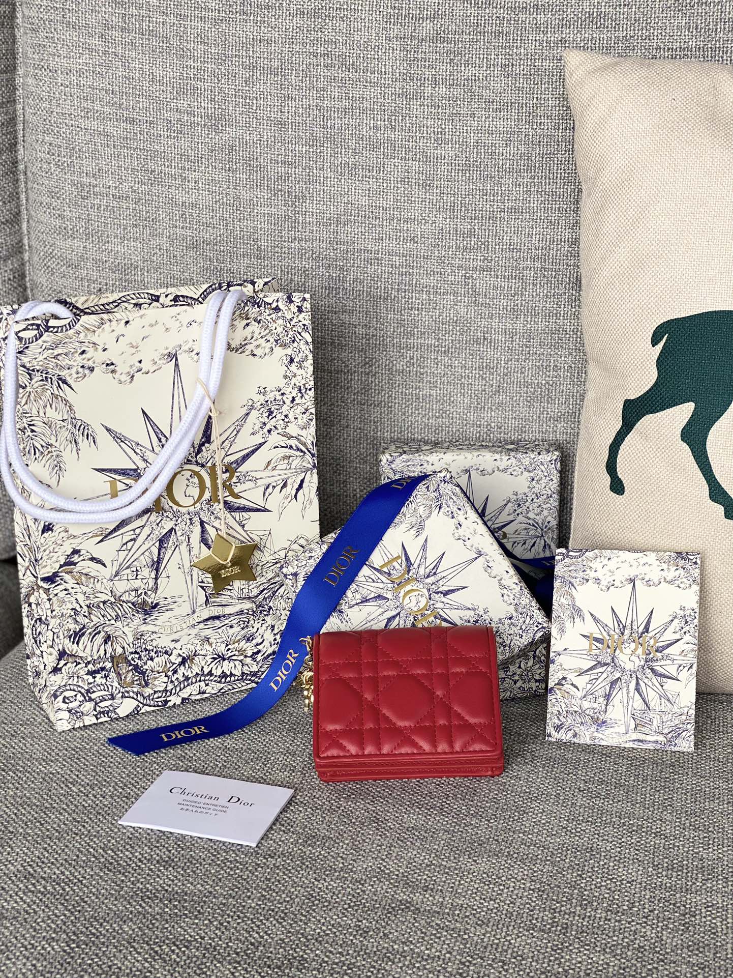 TOP Christian Dior Calfskin  Card Bags - 9 Colors