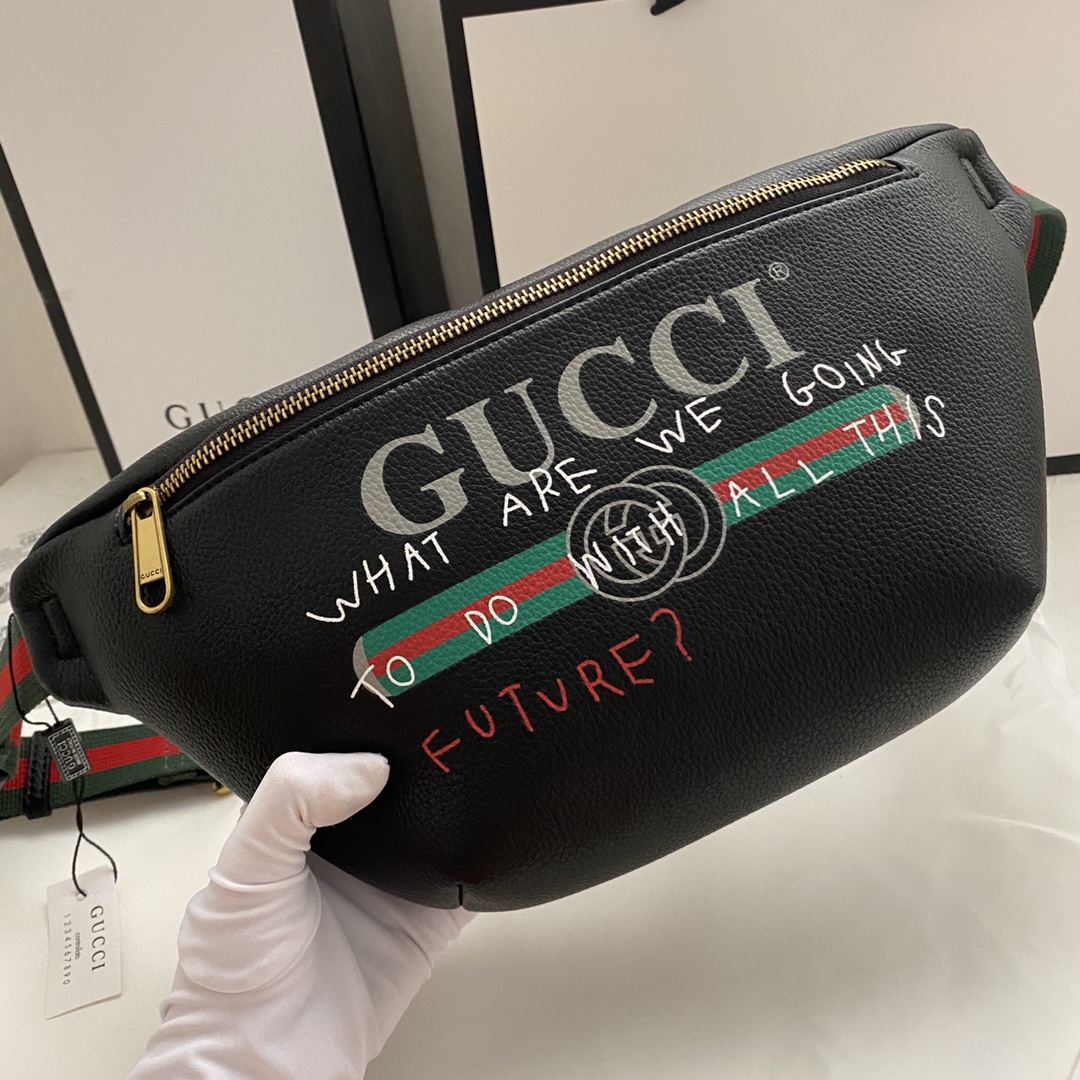 Gucci Leather Waist Bag(Replica)