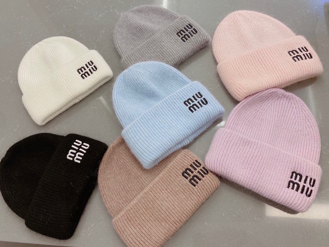 TOP Miu Miu Autumn And Winter New Wool Hat - 7color