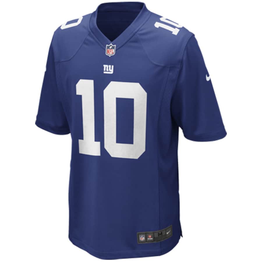 Mens New York Giants Eli Manning  Royal Blue Game Jersey