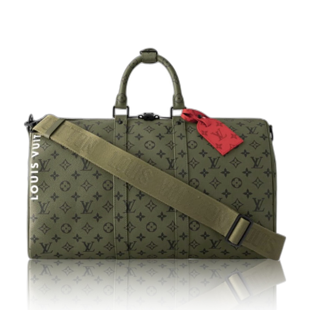 Louis Vuitton Military Green Kepall45 Travel Bag (10A Mirror Version)