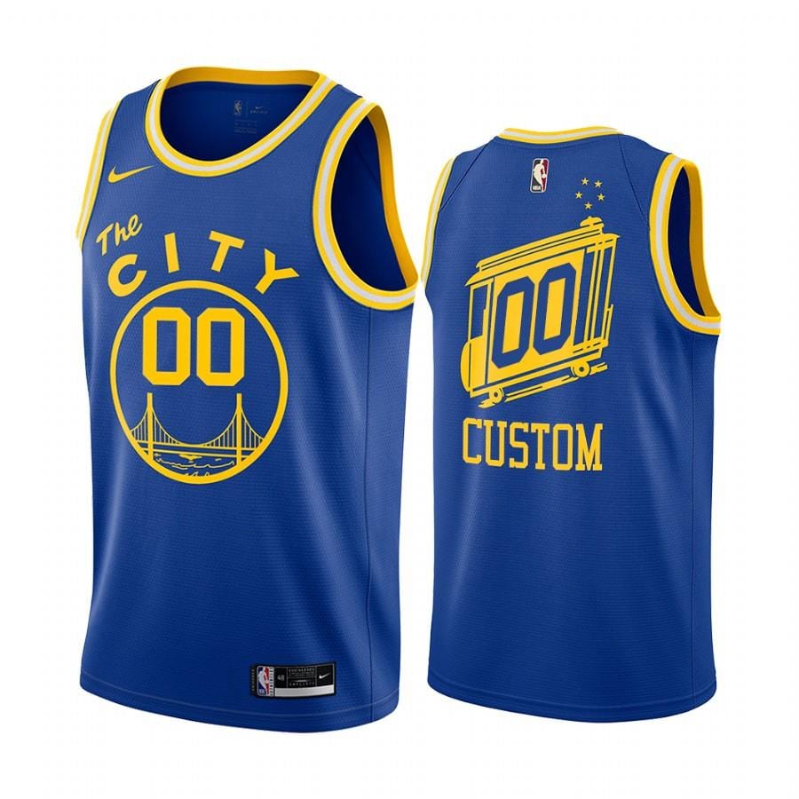Custom Golden State Warriors Throwback Jersey