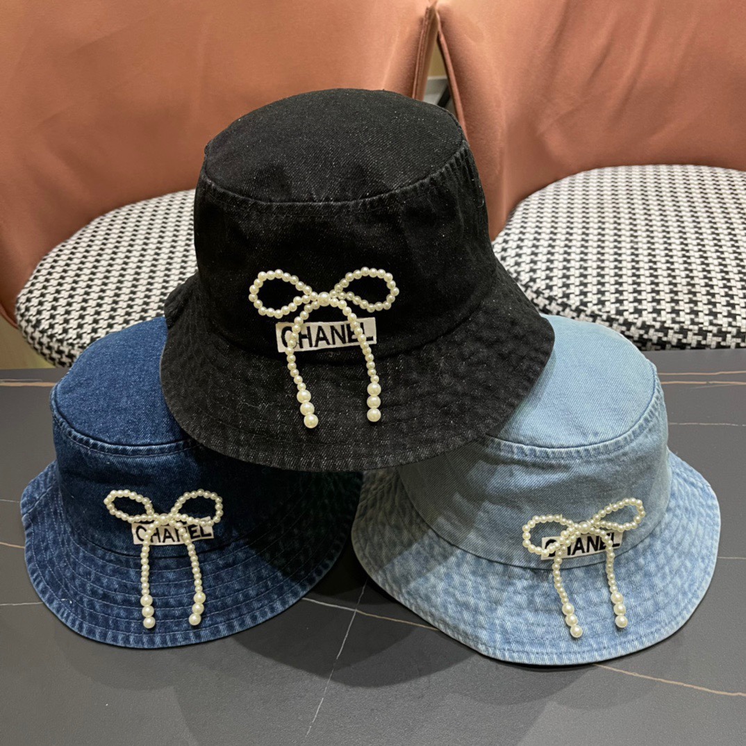 TOP CHANEL Cowboy Fisherman Hat - 3 Colour
