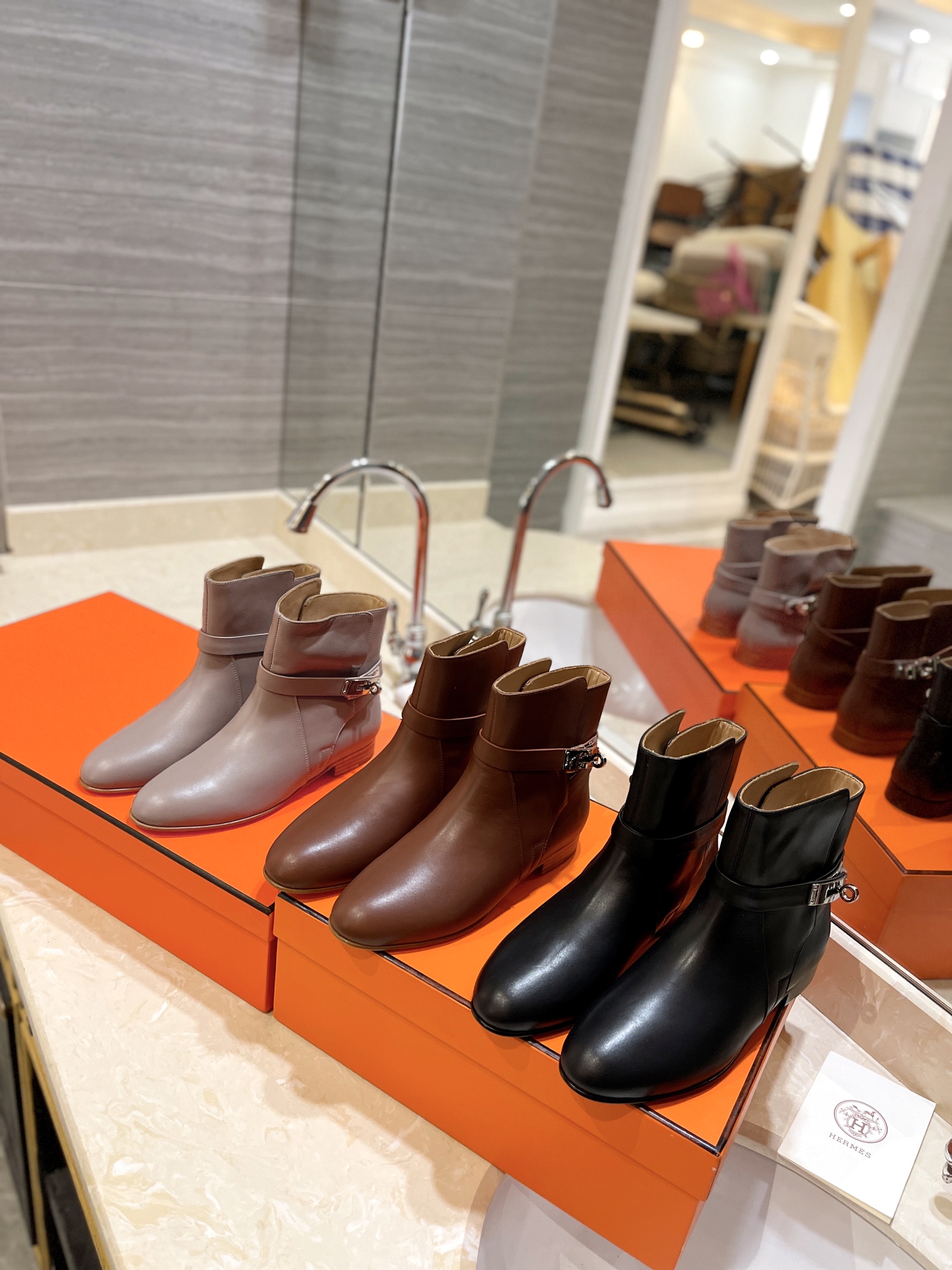 TOP HERMES The Most Classic Western Boots - Three Colors - GHW