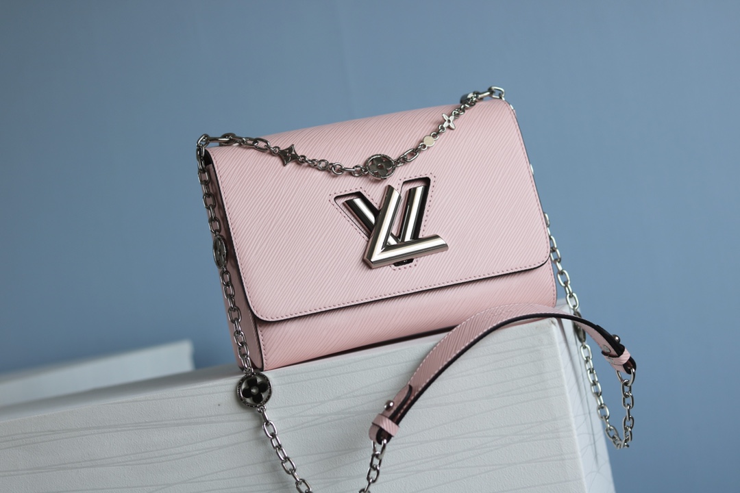 TOP Louis Vuitton LV L*V Twist MM Bag 23 x 17 x 9.5 cm- 3 Colors