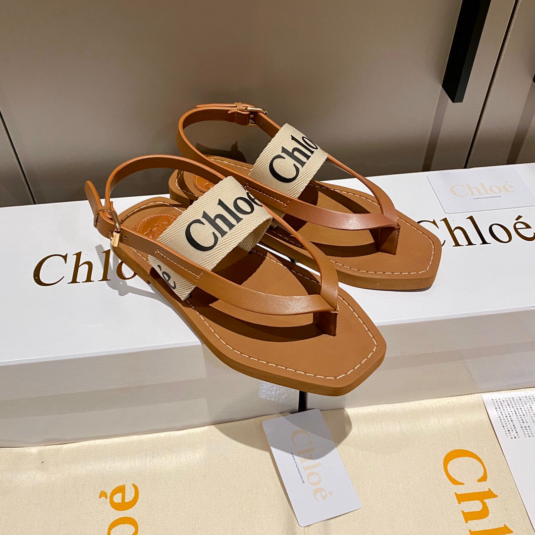 Chloe Logo Flip-flops Shoes Sandal (Replica)