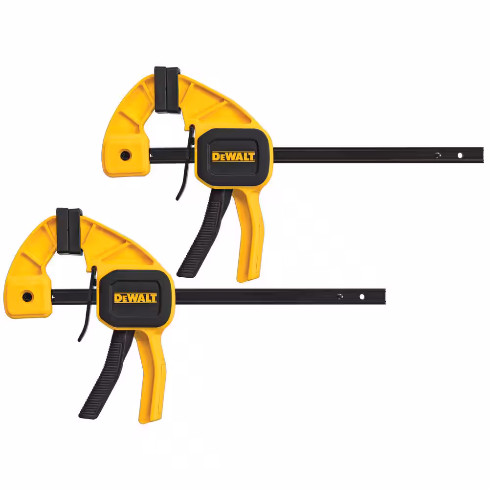 6 in. 100 lbs. Trigger Clamp Set (2 Piece) with 2.43 in Throat Depth