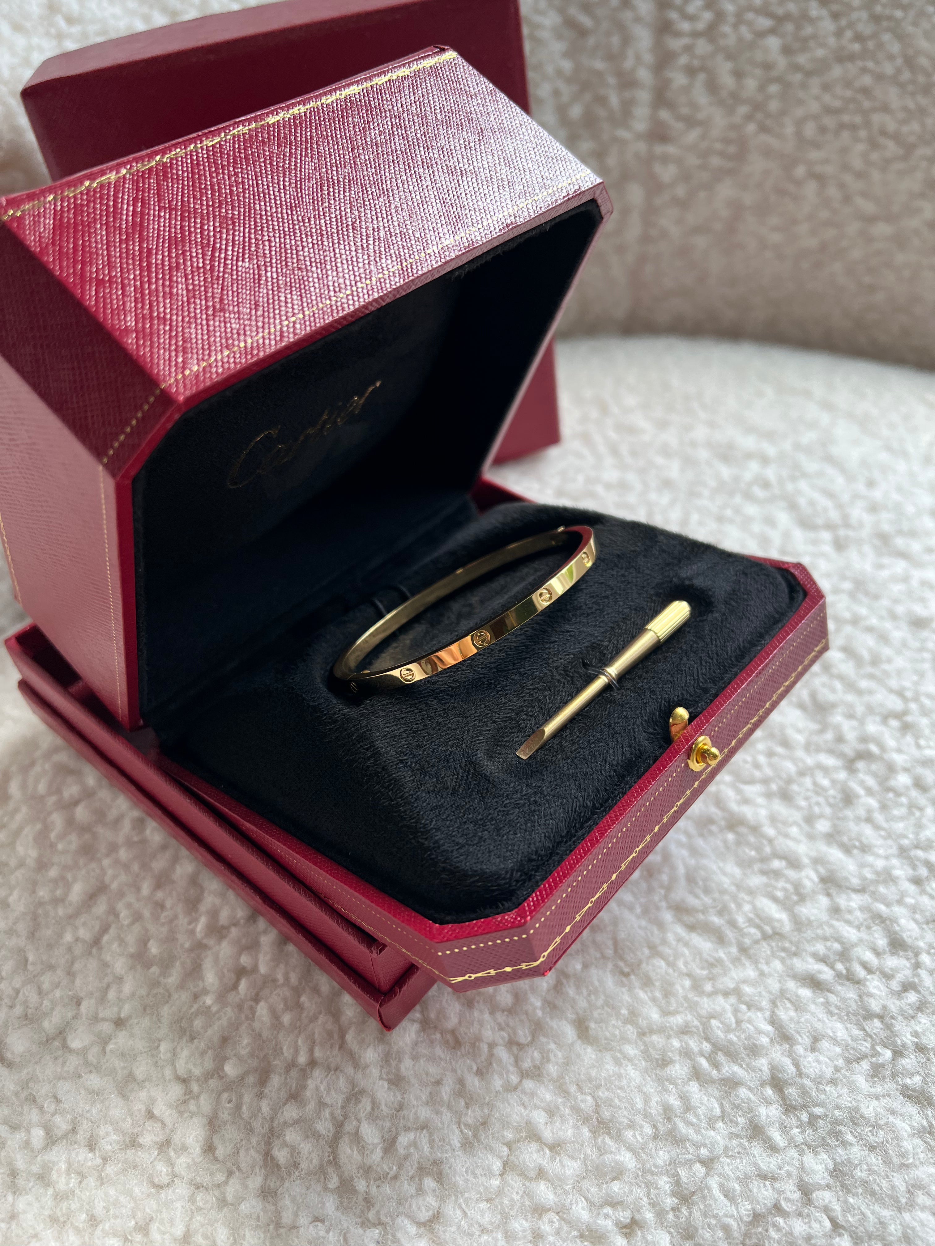 TOP Cartier Love Thin Bracelet - 2 Colors