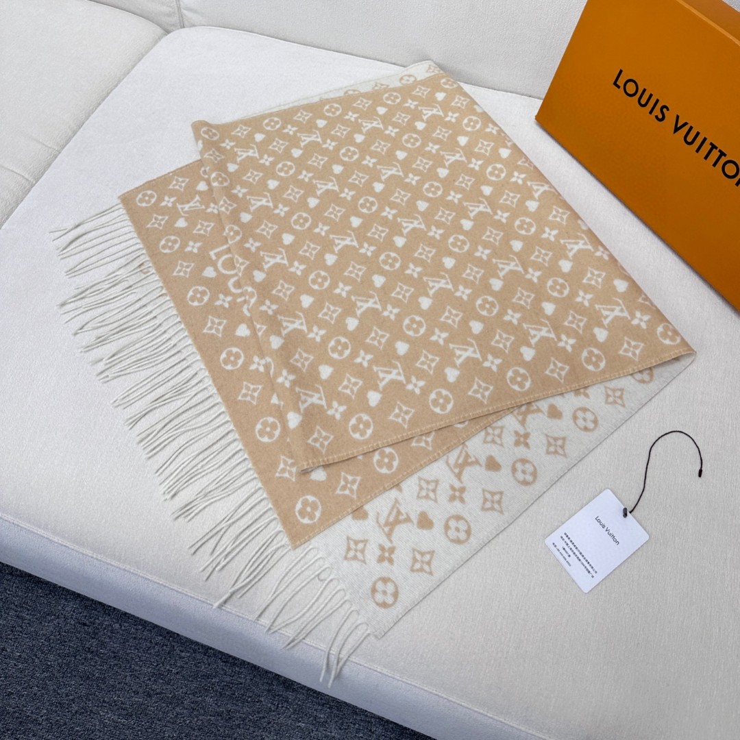 TOP Louis Vuitton LV Monogram Scarf 45X200cm- 4 Color
