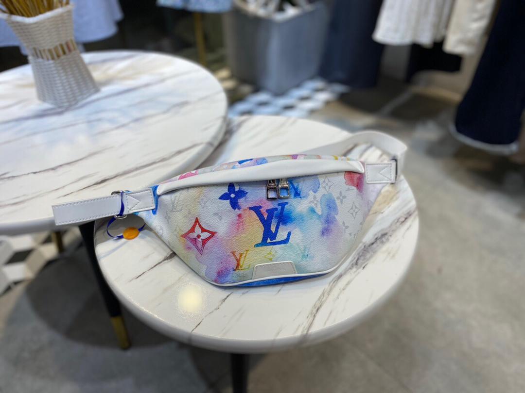 TOP Louis Vuitton LV BumBag 44 x 15 x 9 cm- Watercolor Multico