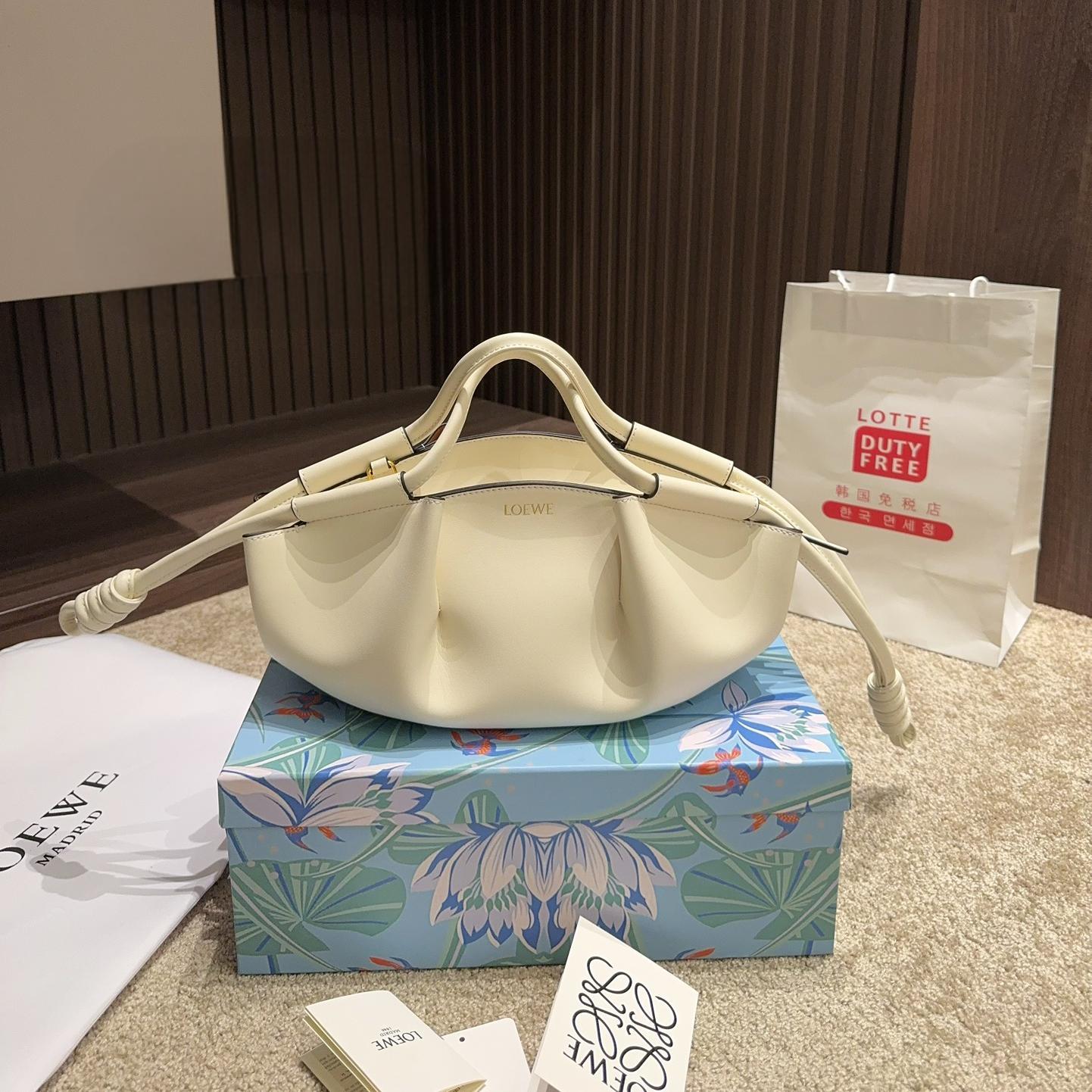 Loewe Shiny Nappa Calfskin Paseo Bag  (Replica)