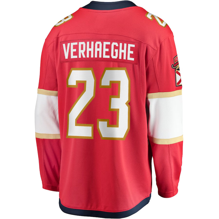 Carter Verhaeghe Florida Panthers NHL Fanatics Breakaway Home Jersey