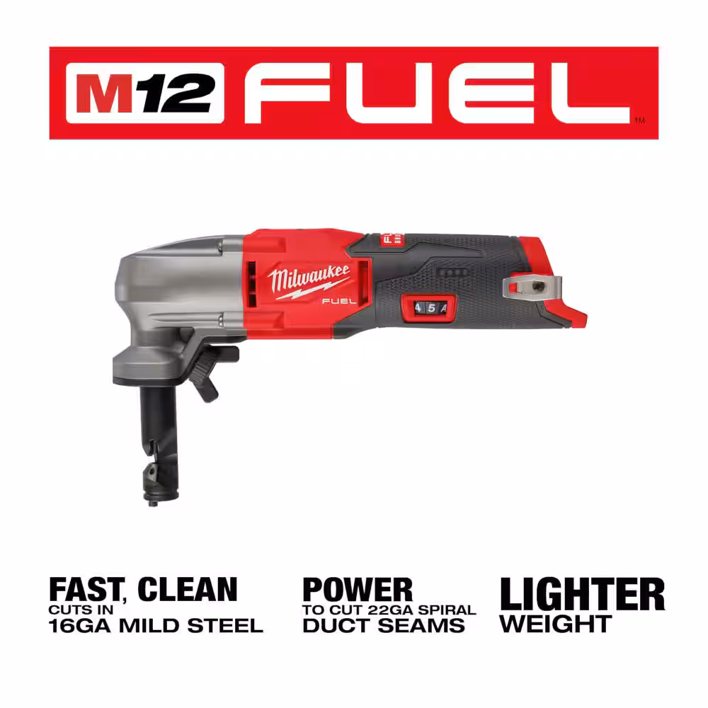 M12 FUEL 12-Volt Lithium-Ion Brushless Cordless 16-Gauge Variable Speed Nibbler (Tool-Only)