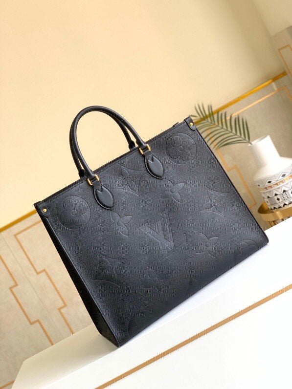 TOP Louis Vuitton LV  On The Go Empreinte GM 41x34x19cm - Black