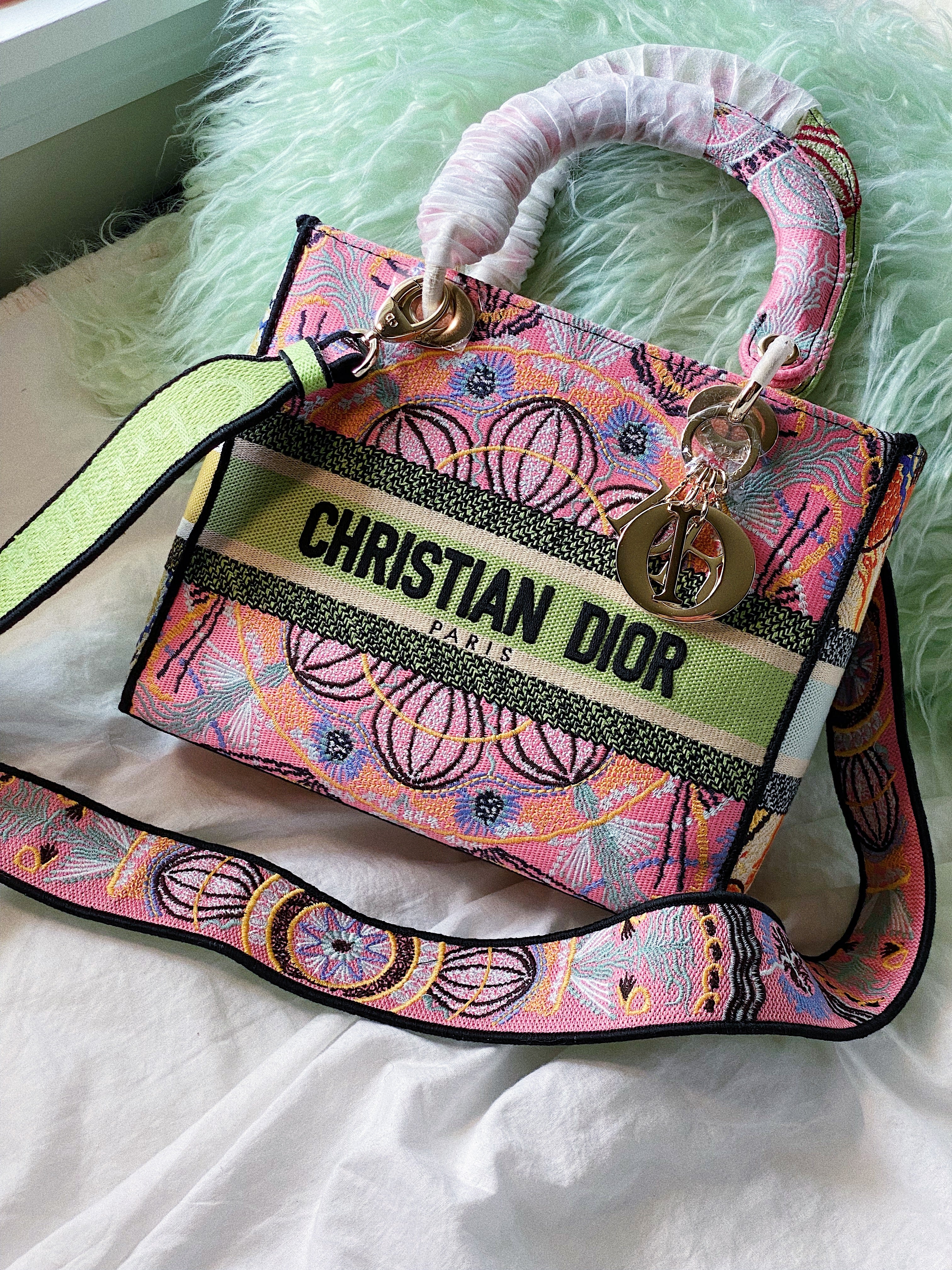 TOP Christian Dior Lady Christian Dior Dlite Multicolor  - Pink